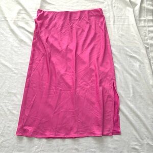 A new Day Pink Women's Satin Skirt